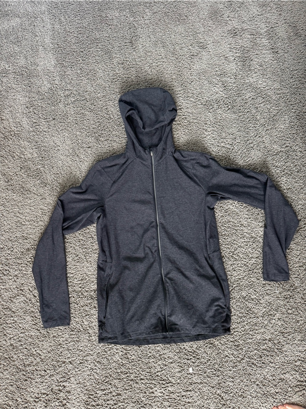 Lululemon men’s Dark Gray Full-Zip Hoodie